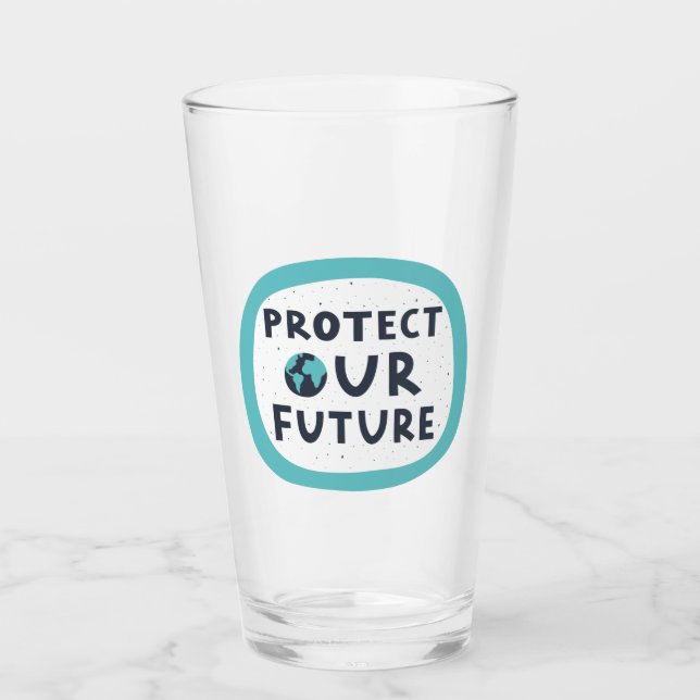 Verre Protéger notre avenir (Devant)