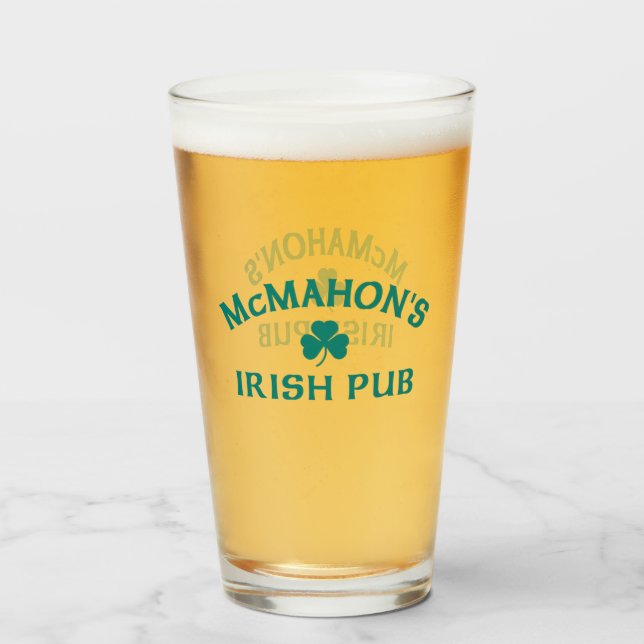 Verre Pub irlandais de McMahon (Devant (rempli))