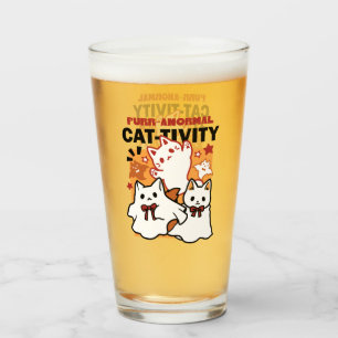 Verre Purr-anormal Cat Cat mignonne Halloween Conception