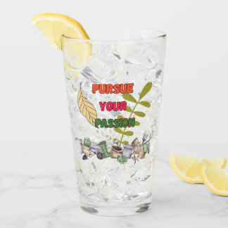 Verre Pursue Your Passion- Gardening Drinking Glass