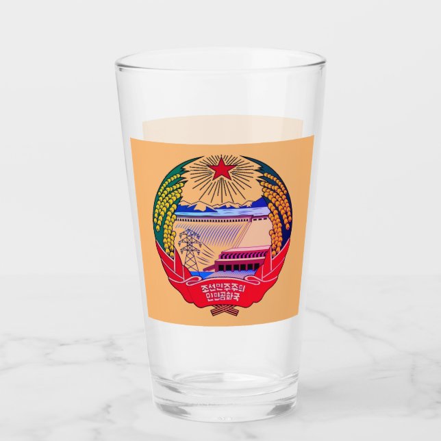 Verre Pyongyang, Corée du Nord (RPDC) Royaume ermite (Devant)