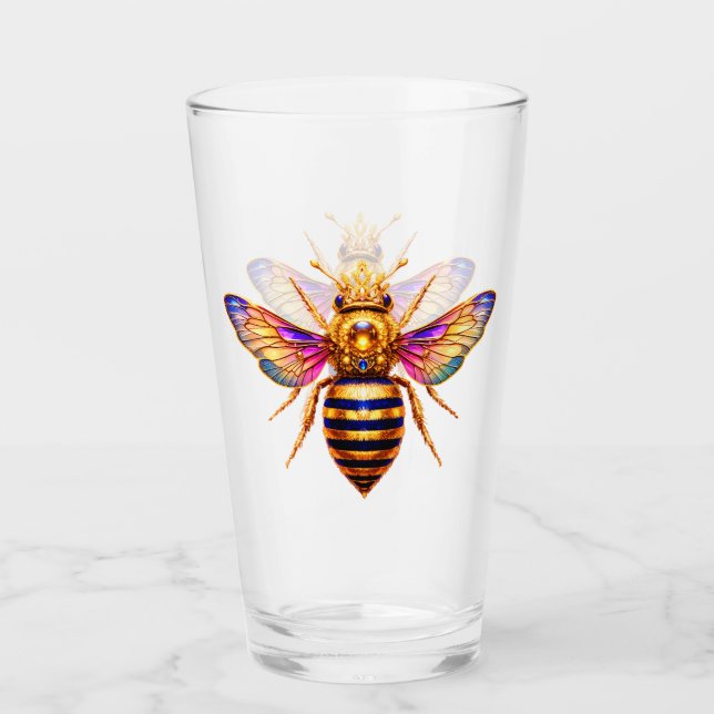 Verre Queen Bee With Crown (Devant)
