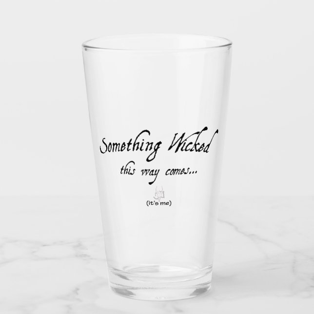 Verre Quelque chose de méchant (Devant)