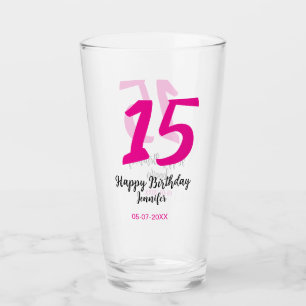 Verre quiencenera 15e anniversaire ajouter date année te