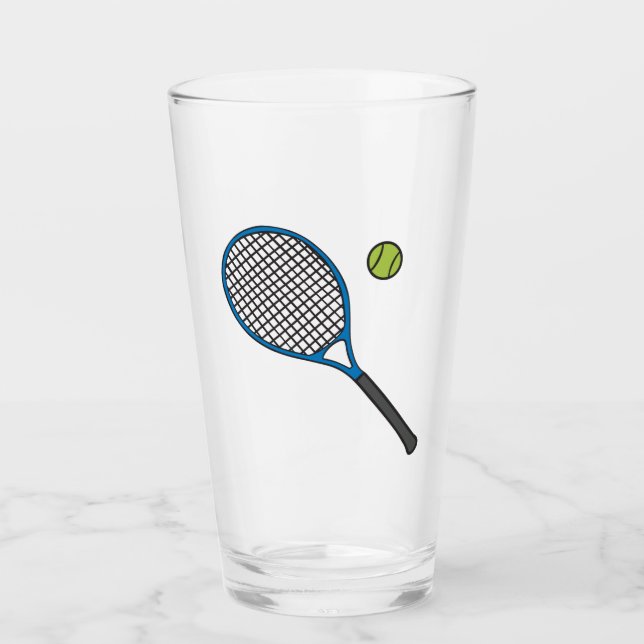 Verre Racquet & Balle (Devant)