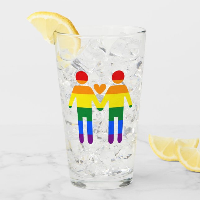 Verre Rainbow Men (Devant glace)