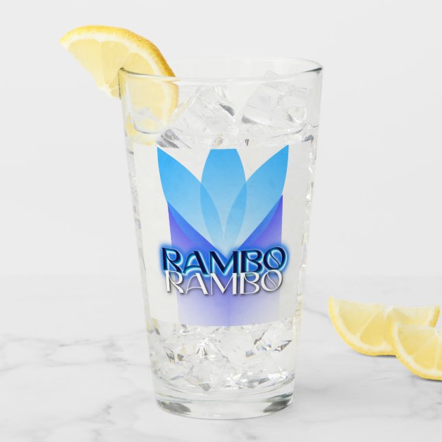 VERRE RAMBO (Devant glace)
