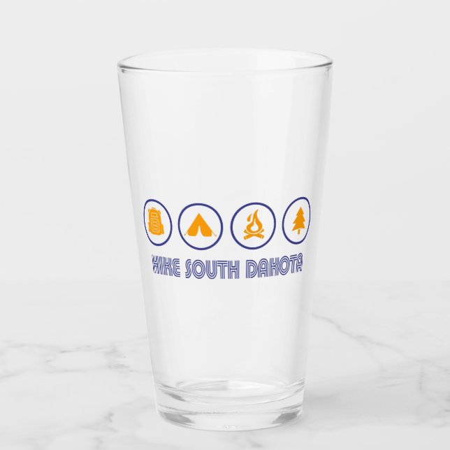Verre Randonnée dans le Dakota du Sud (Devant)