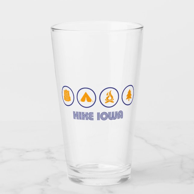 Verre Randonnée dans l'Iowa (Devant)