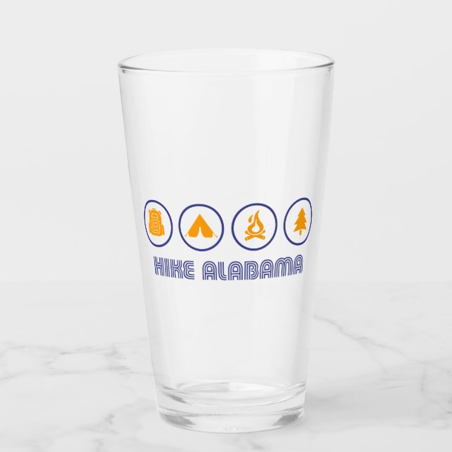 Verre Randonnée en Alabama (Devant)