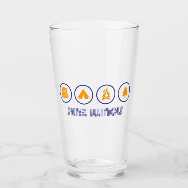 Verre Randonnée en Illinois (Devant)