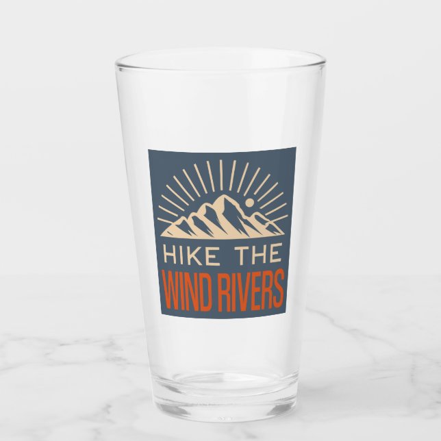 Verre Randonnée Sunburst des Wind Rivers (Devant)