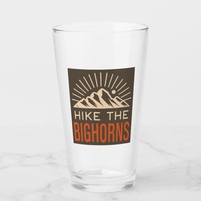 Verre Randonner Les Bighorns Wyoming Sunburst (Devant)