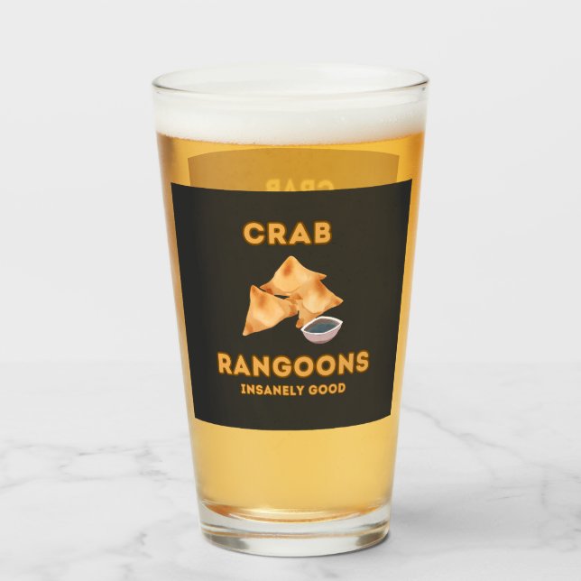 Verre Rangoon de crabe délirant (Dos (rempli))