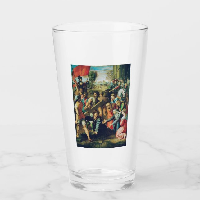 Verre Raphael Spasimo Christ Tombe Sous La Croix Art (Devant)