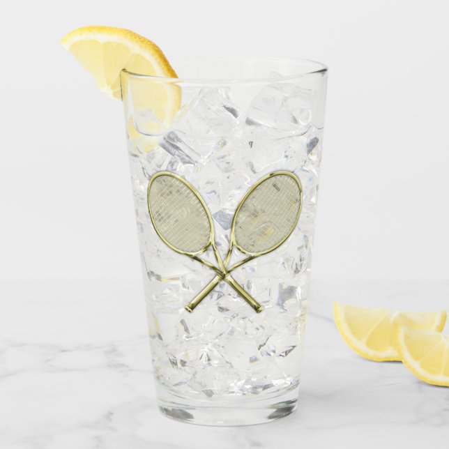 Verre Raquettes de tennis (Devant glace)