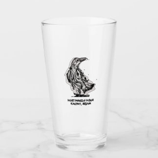 Verre Raven Pint Glass par Desert Dandilion Designs