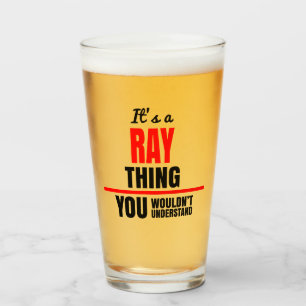 Verre Ray, tu ne comprendrais pas le nom