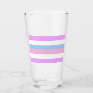 Verre Rayures de fierté intersexe