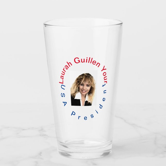 VERRE #REALUSAPRESIDENTLAURAHGUILLEN (Devant)