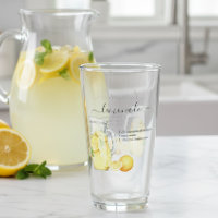 Recette Lemonade Boire Aquarelle Lemons