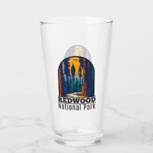 Verre Redwood National Park Californie Vintage