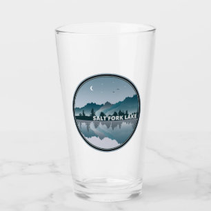 Verre Réflexion du lac de la Fourche de sel dans l'Ohio