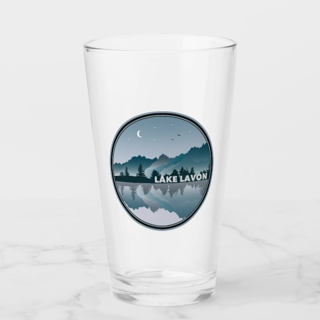 Verre Réflexion du lac Lavon Texas (Devant)