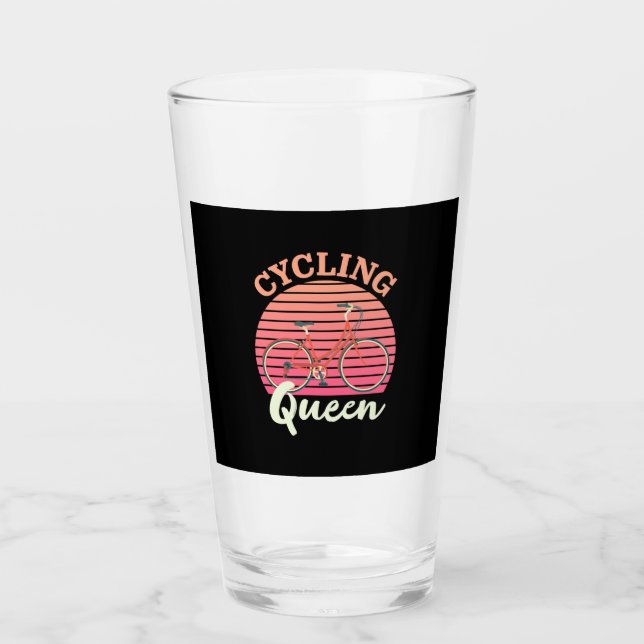 Verre Reine cycliste (Devant)