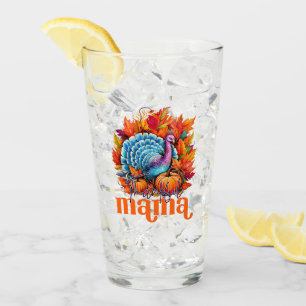 Verre Remerciements Mama Turquie et l'automne quittent l