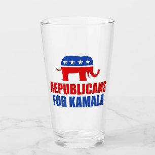 Verre Républicains pour Kamala Harris Elephant