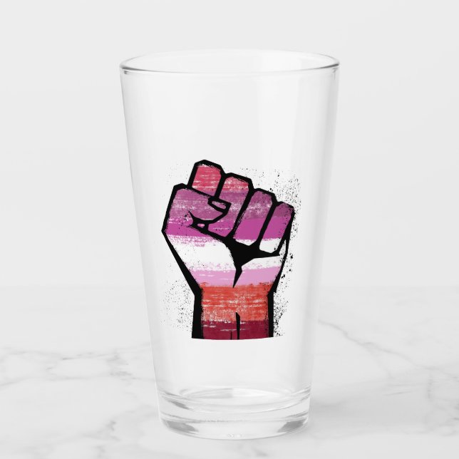 Verre Résistance lesbienne (Devant)