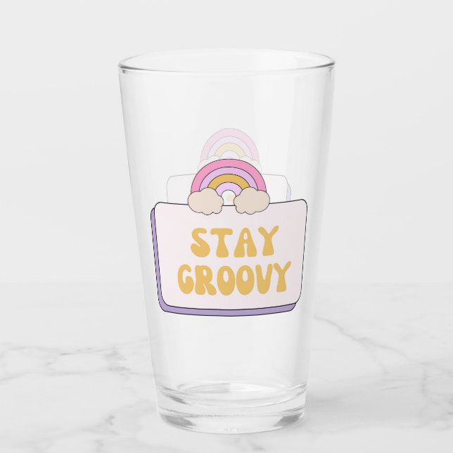 Verre Restez Groovy (Devant)