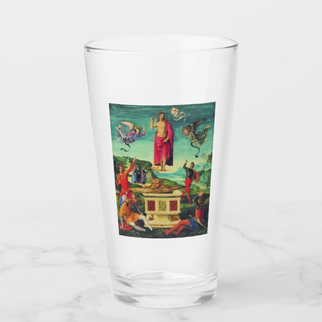 Verre Résurrection de Jésus Christ par Raphael (Devant)