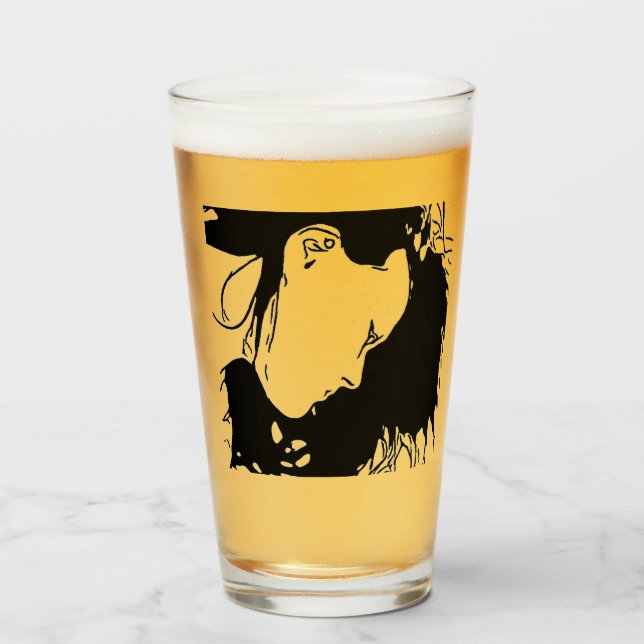 Verre Retenez Les Cheveux (Devant (rempli))