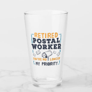 Verre Retraite des employés des postes, pas ma priorité 