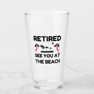 VERRE RETRAITE VOUS VOIR À LA PLAGE