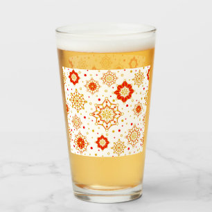 Verre Rétro copie graphique de flocon de neige