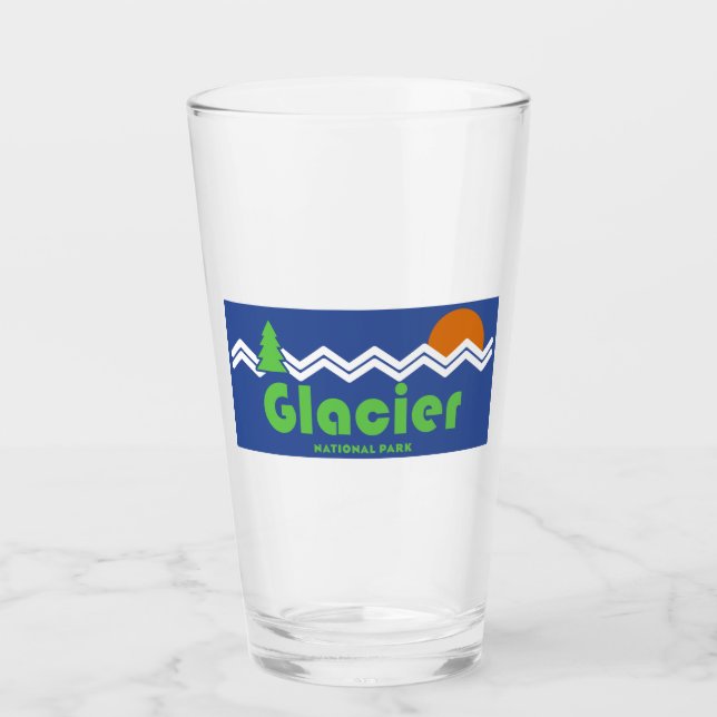 Verre Rétro du parc national Glacier (Devant)
