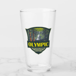 Verre Retro Illustration du Parc National Olympique