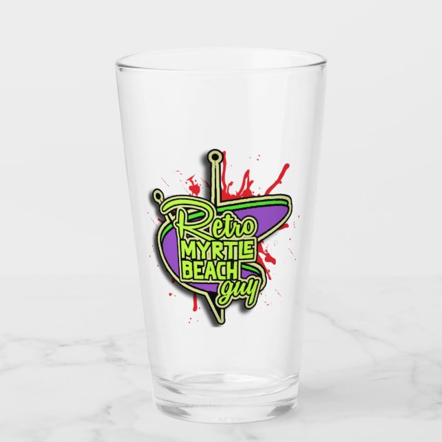Verre Retro Myrtle Beach Guy Halloween (Devant)