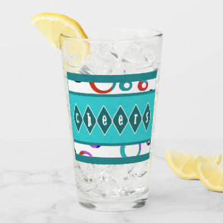Verre Rétro style coloré de MCM d'anneaux