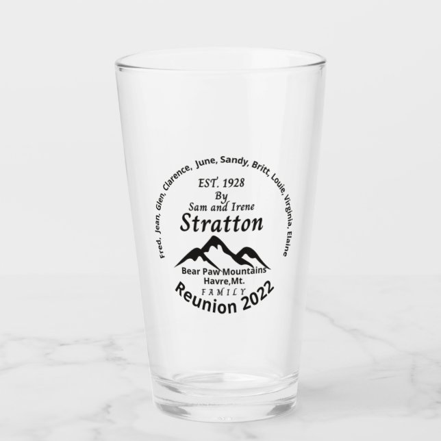 Verre Réunion de Stratton 2022 (Devant)