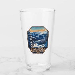 Verre Revelstoke Canada Vintage hivernal