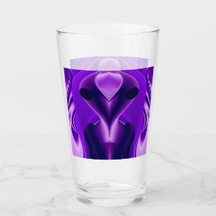 Verre Rêves arc-en-ciel violet 3D, Alien