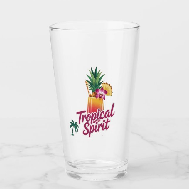 Verre Rêves Tropicaux (Devant)