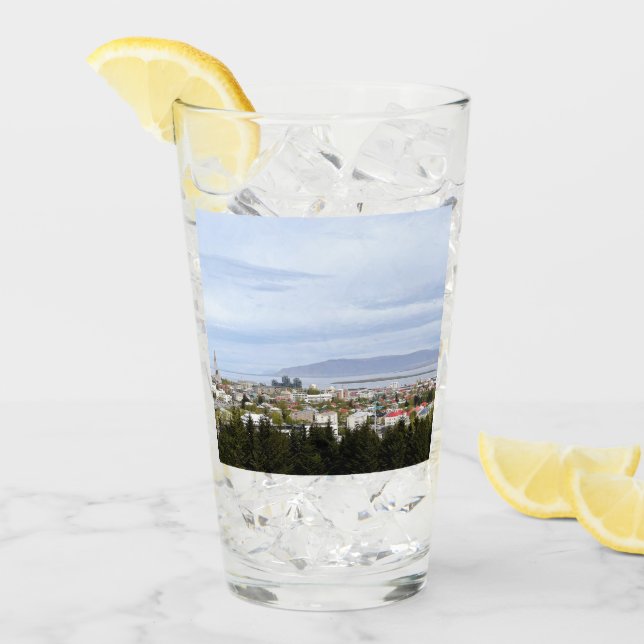 Verre Reykjavik Islande Europe Photo de voyage (Devant glace)