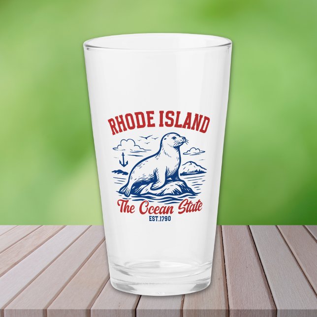 Verre Rhode Island Beach Vibes Gift Idea (Créateur téléchargé)
