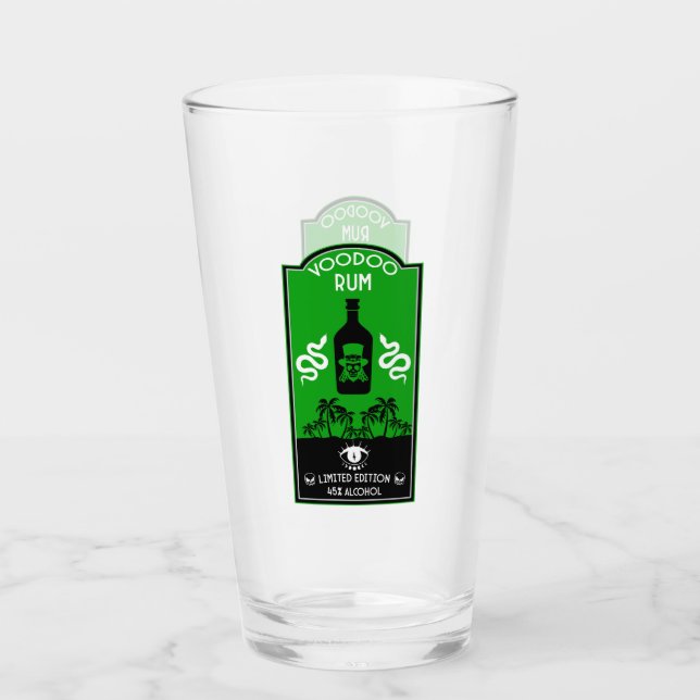 Verre rhum vaudou des Caraïbes (Devant)