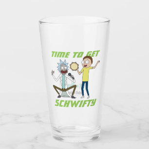 Verre RICK ET MORTY™ Il Est Temps D'Obtenir Schwifty